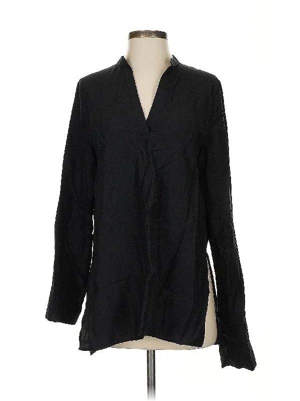 Long Sleeve Blouse Embroidered Cotton Blouse