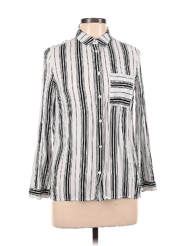 Long Sleeve Blouse Vintage Polka Blouse