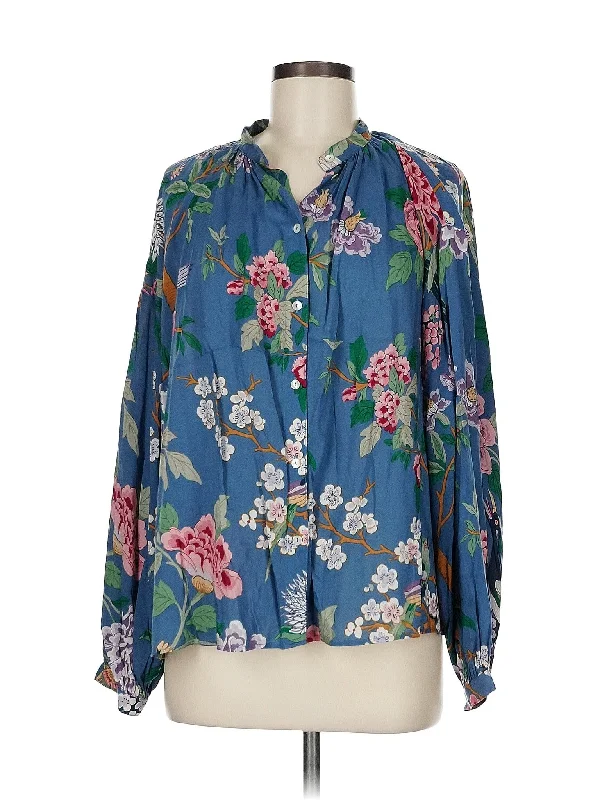 Long Sleeve Blouse Versatile Layering Blouse
