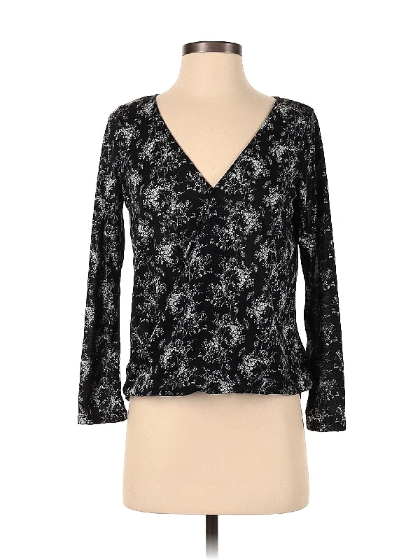 Long Sleeve Blouse Gathered Detail Blouse