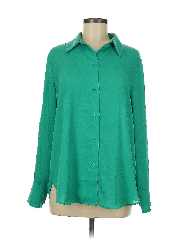 Long Sleeve Blouse Feminine Tie Blouse