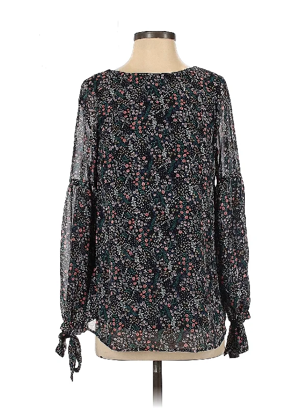 Long Sleeve Blouse Casual Stripe Blouse