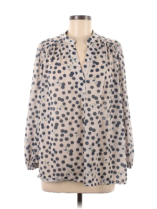 Long Sleeve Blouse Lightweight Floral Blouse