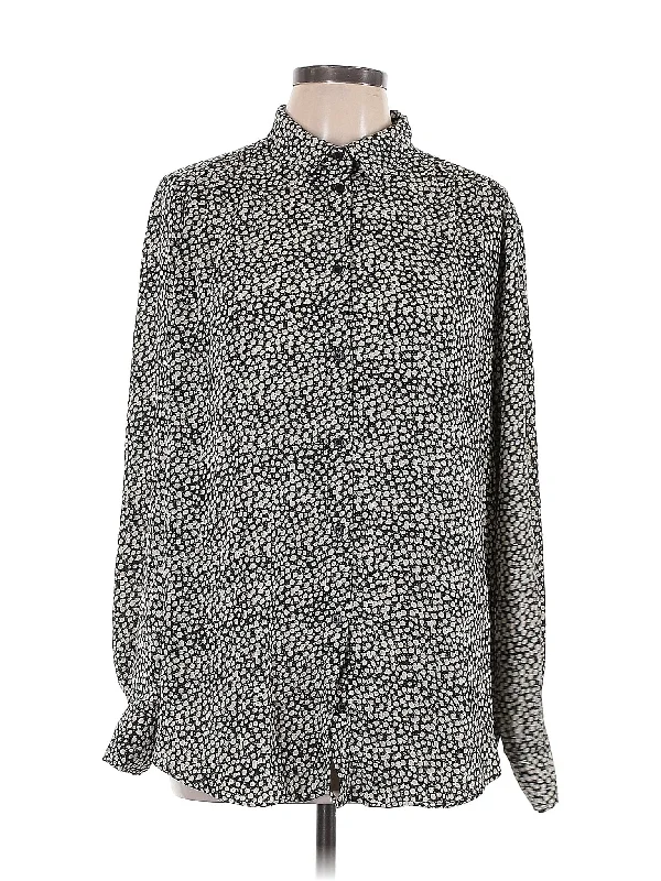 Long Sleeve Blouse Casual Relaxed Blouse