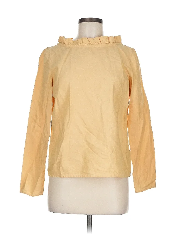 Long Sleeve Blouse Delicate Pleat Blouse