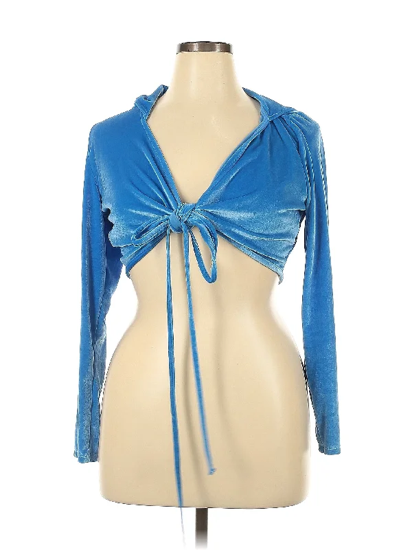 Long Sleeve Blouse Side Tie Blouse