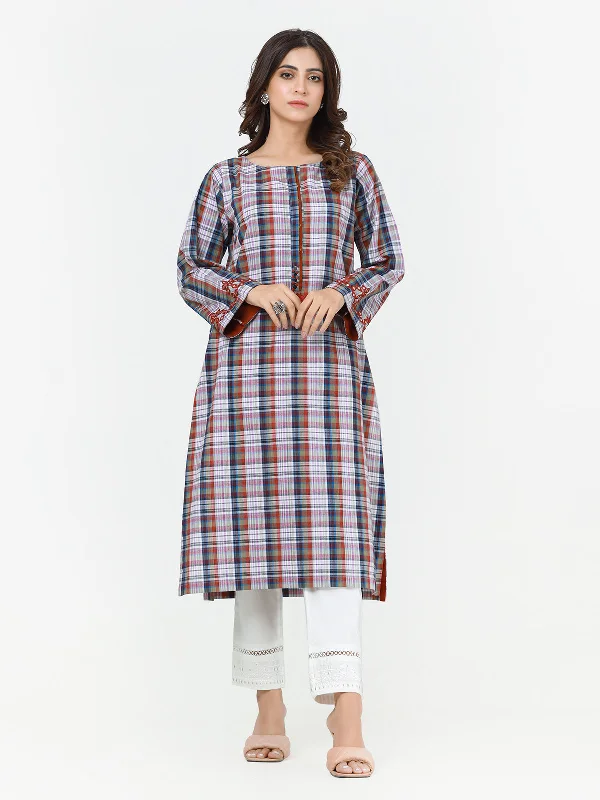 Pret 1Pc Embroidered Cotton Shirt - EWTKE23-69286S-- Anti-Shrink Durable Soft