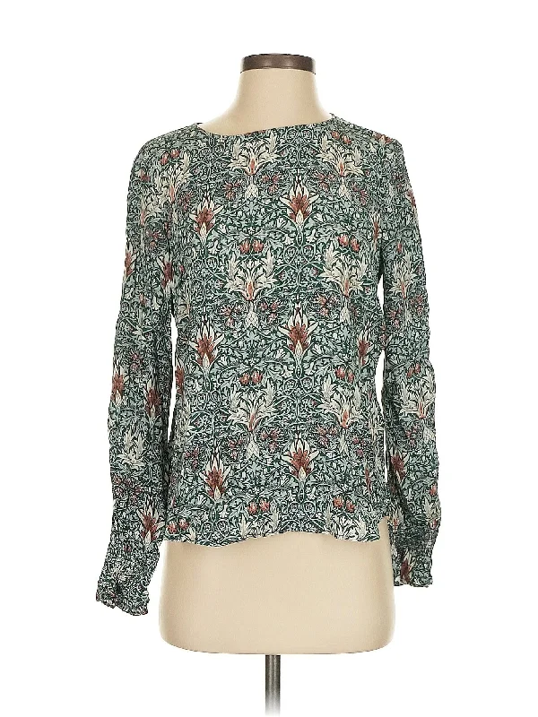 Long Sleeve Blouse Backless Summer Blouse