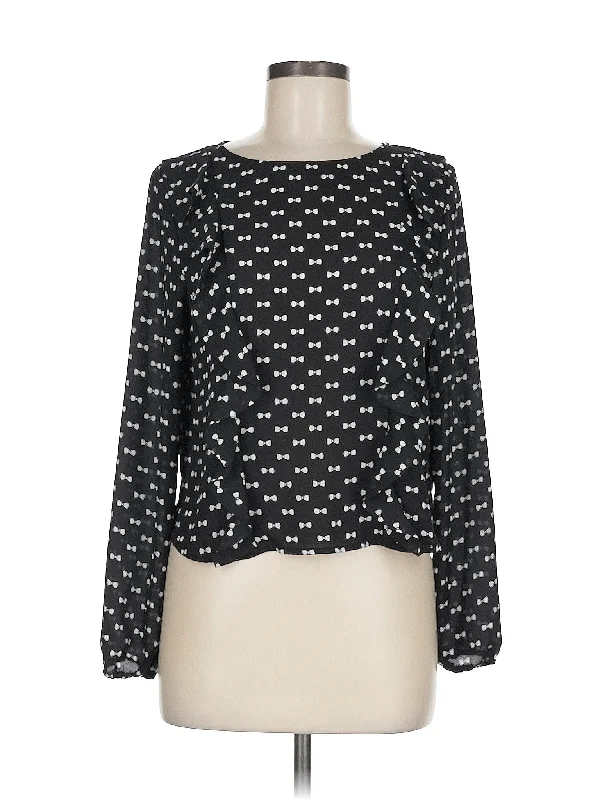 Long Sleeve Blouse Peter Pan Collar Blouse