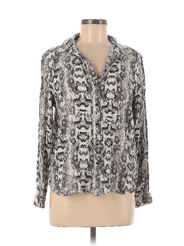 Long Sleeve Blouse Puff Sleeve Blouse