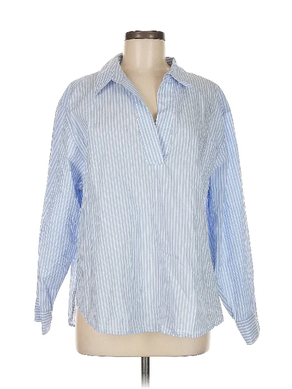 Long Sleeve Blouse Lightweight Linen Blouse