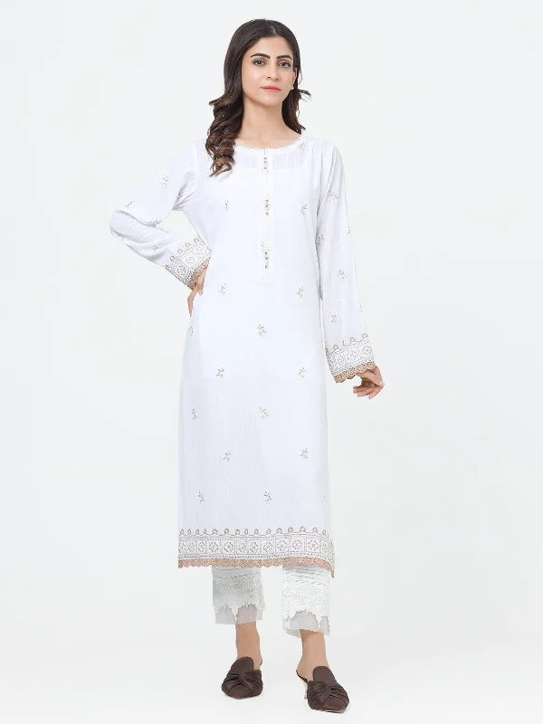 Pret 1Pc Embroidered Lawn Shirt - EWTKE23-69257S-- Modern Contemporary Chic