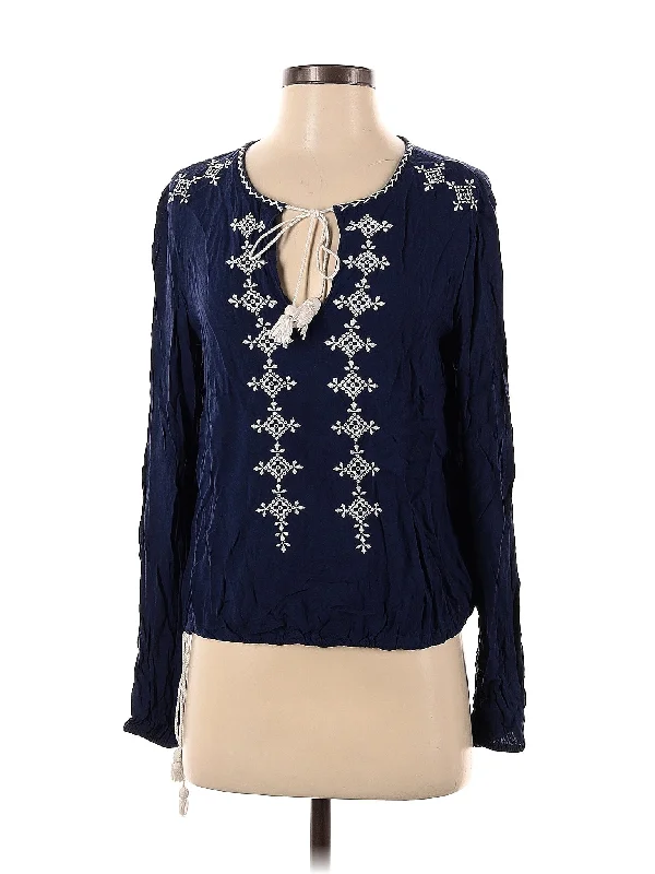Long Sleeve Blouse Casual Relaxed Blouse