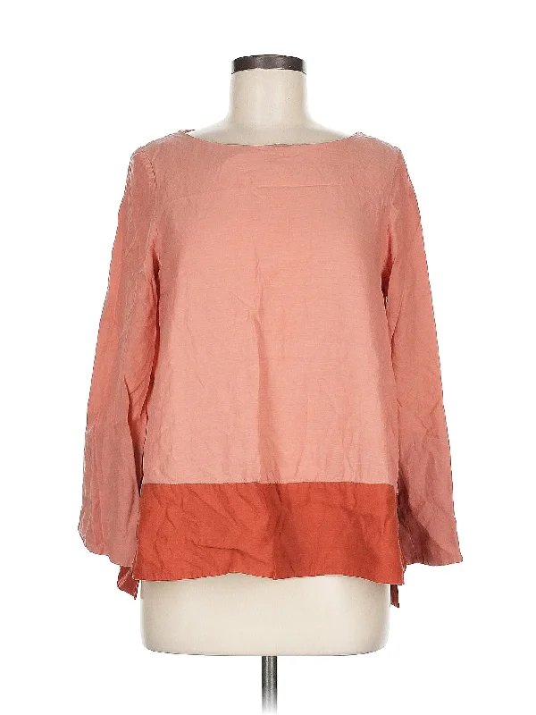Long Sleeve Blouse Gathered Detail Blouse