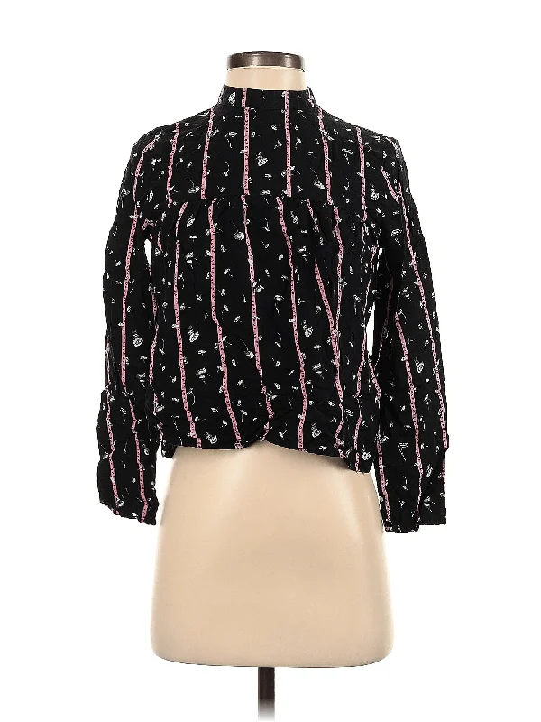 Long Sleeve Blouse Bell Sleeve Blouse