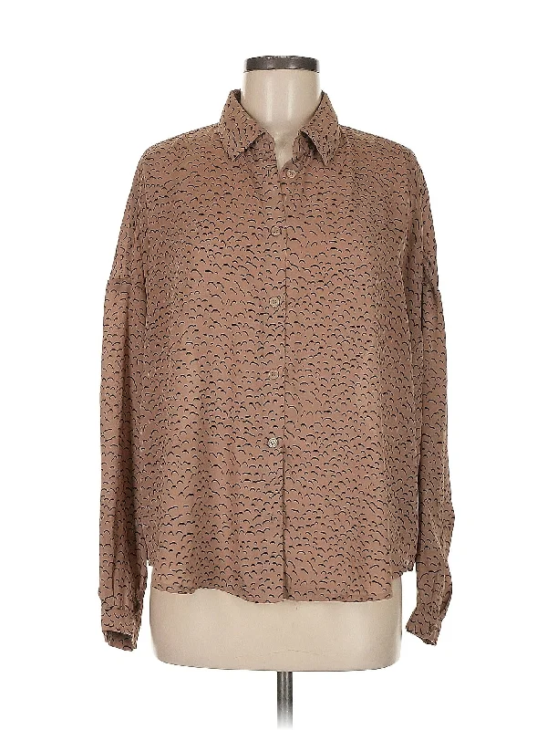 Long Sleeve Blouse Classic Minimalist Blouse