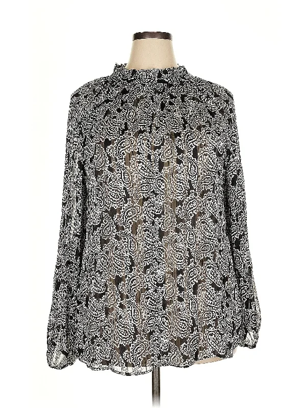 Long Sleeve Blouse Boho Printed Blouse