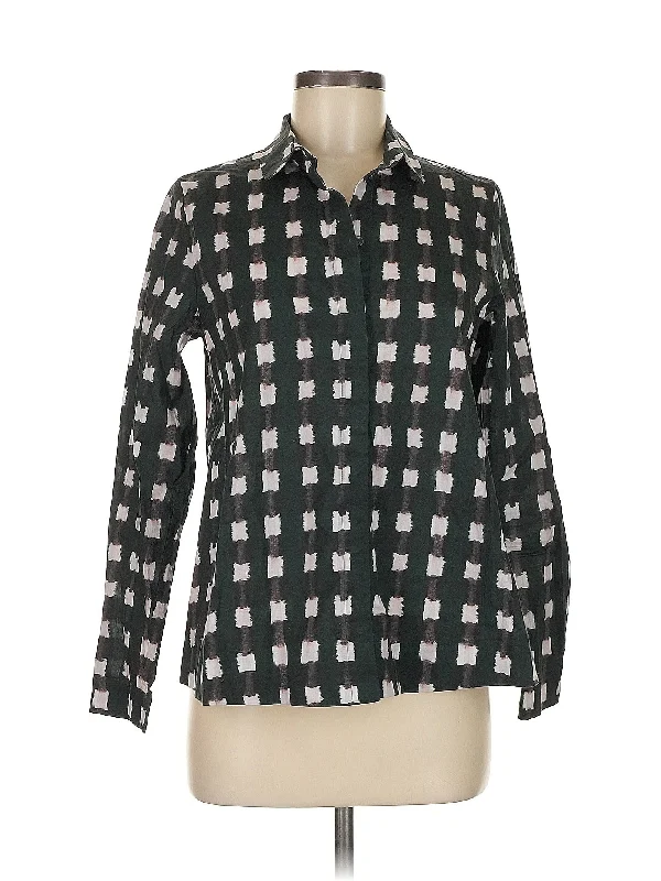 Long Sleeve Blouse Sleeveless Chiffon Blouse