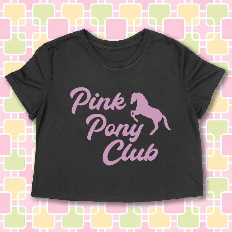 PINK PONY CLUB  Women's crop shirt-- Machine Wash Dry Clean Hand Wash