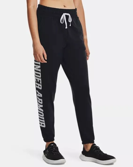 UA Rival Terry Graphic Jogger Pants Classic Chino Pants