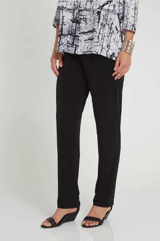 Donna Curve Pants - Black Lightweight Jogger Pants