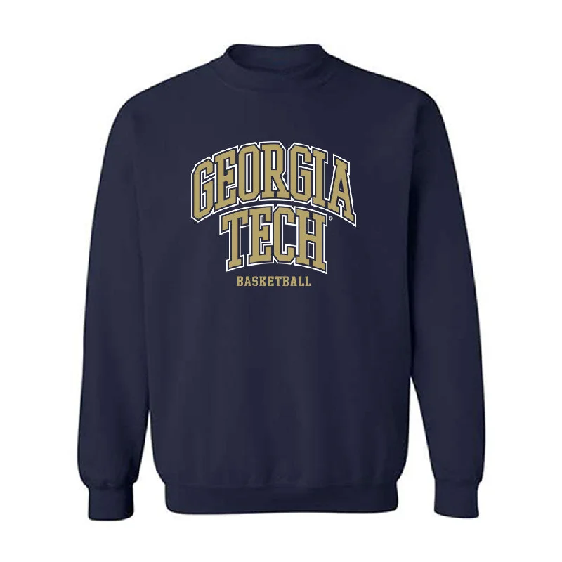 Georgia Tech - NCAA Women's Basketball : Ariadna Termis Casas - Crewneck Sweatshirt Classic Shersey Hoodie with Ribbed Cuffs Snug Fit Comfort Georgia Tech - NCAA Women's Basketball : Ariadna Termis Casas - Crewneck Sweatshirt Classic Shersey Hoodie with Ribbed Cuffs Snug Fit Comfort