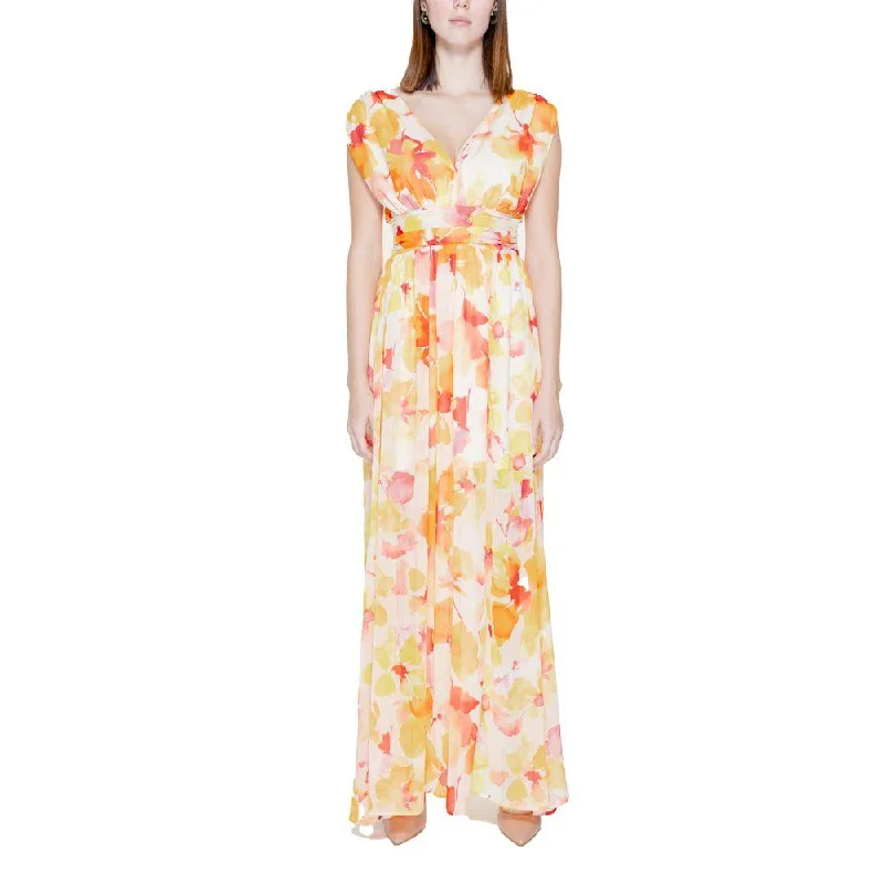 Morgan De Toi Orange Polyester Dress Tunics Occasion special