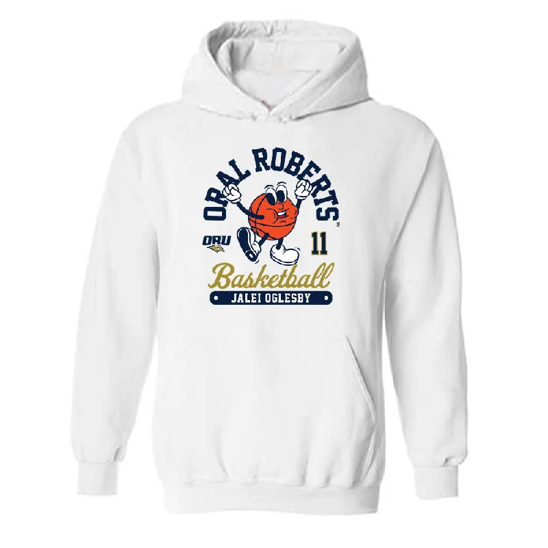 Oral Roberts - NCAA Women's Basketball : Jalei Oglesby - Hooded Sweatshirt Fashion Shersey Hoodie with Lace Feminine Delicate Oral Roberts - NCAA Women's Basketball : Jalei Oglesby - Hooded Sweatshirt Fashion Shersey Hoodie with Lace Feminine Delicate