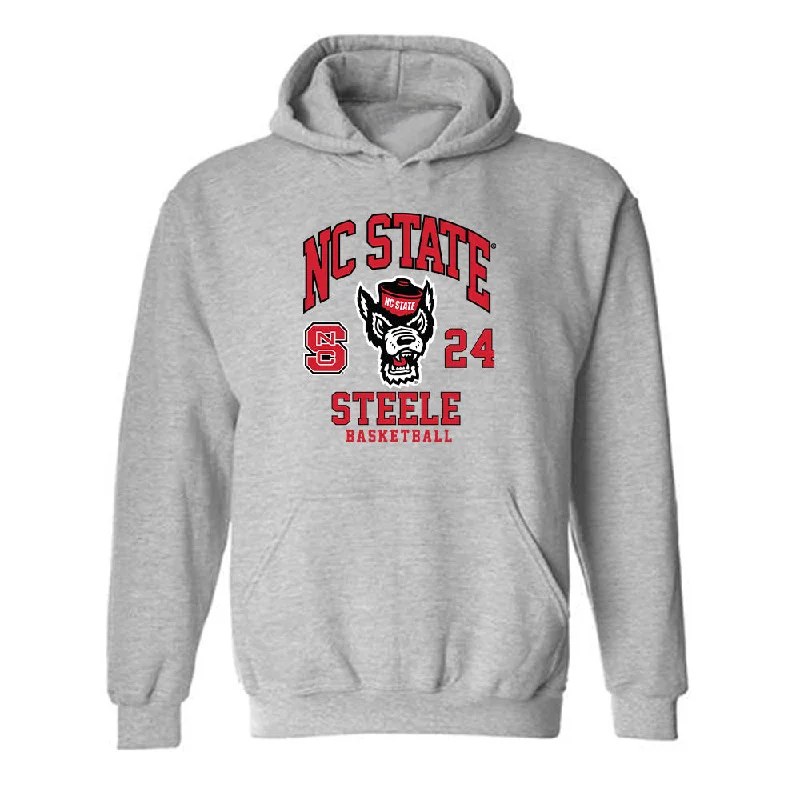NC State - NCAA Women's Basketball : Laci Steele - Hooded Sweatshirt Fashion Shersey Hoodie with Side Slits Relaxed Casual NC State - NCAA Women's Basketball : Laci Steele - Hooded Sweatshirt Fashion Shersey Hoodie with Side Slits Relaxed Casual
