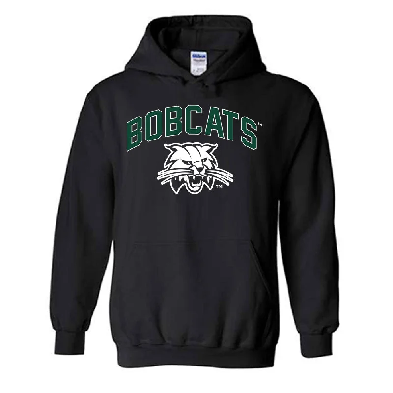 Ohio - NCAA Women's Basketball : Cassidy Lafler Hooded Sweatshirt Hoodie with Monochrome Minimalist Simple
