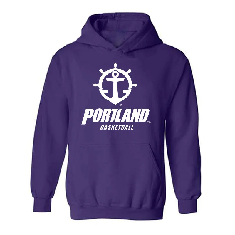 Portland - NCAA Women's Basketball : Emme Shearer - Hooded Sweatshirt Hoodie with Crew Neck Simple Timeless