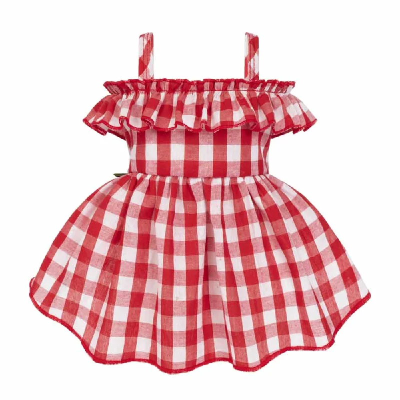 red picnic plaid dress Tunics Recommended stylist