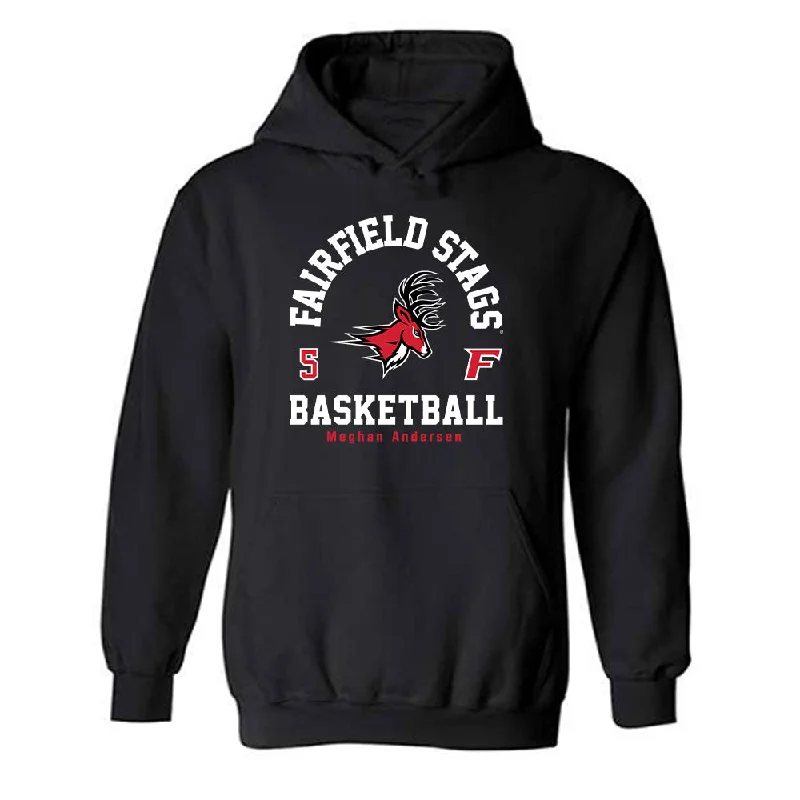 Fairfield - NCAA Women's Basketball : Meghan Andersen - Hooded Sweatshirt Classic Fashion Shersey Hoodie with Fur Luxurious Winter Fairfield - NCAA Women's Basketball : Meghan Andersen - Hooded Sweatshirt Classic Fashion Shersey Hoodie with Fur Luxurious Winter