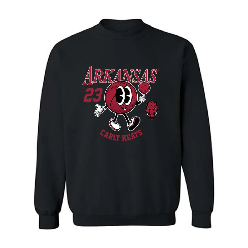 Arkansas - NCAA Women's Basketball : Carly Keats - Crewneck Sweatshirt Fashion Shersey Hoodie with Gradient Ombre Colorful Arkansas - NCAA Women's Basketball : Carly Keats - Crewneck Sweatshirt Fashion Shersey Hoodie with Gradient Ombre Colorful