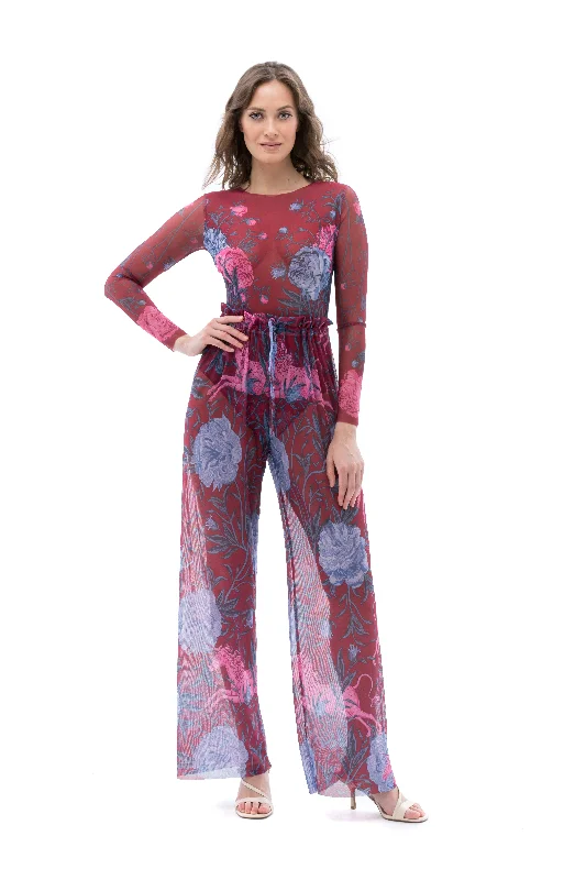 PEONIES BEACH PANTS one size, fits all Casual Track Pants