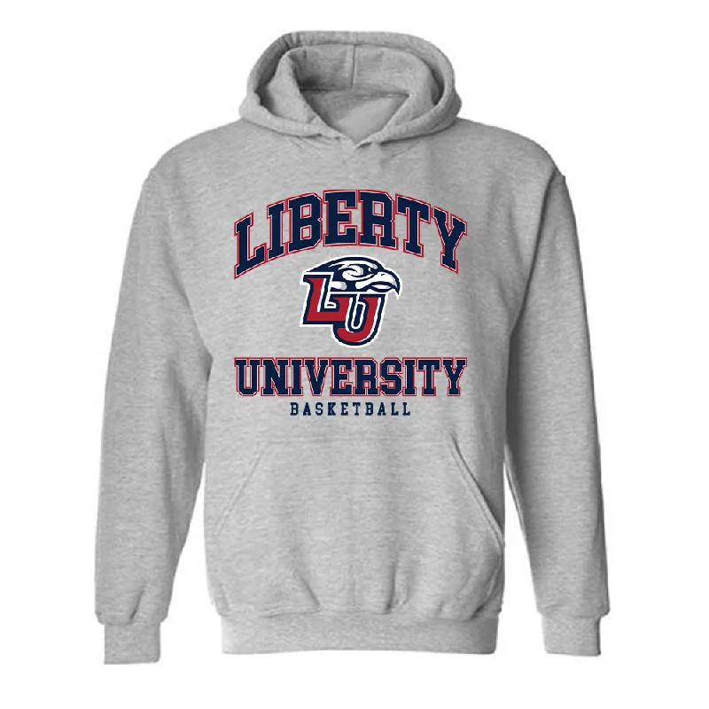 Liberty - NCAA Women's Basketball : Emma Hess - Hooded Sweatshirt Classic Shersey Hoodie with Longline Fit Extended Stylish Liberty - NCAA Women's Basketball : Emma Hess - Hooded Sweatshirt Classic Shersey Hoodie with Longline Fit Extended Stylish