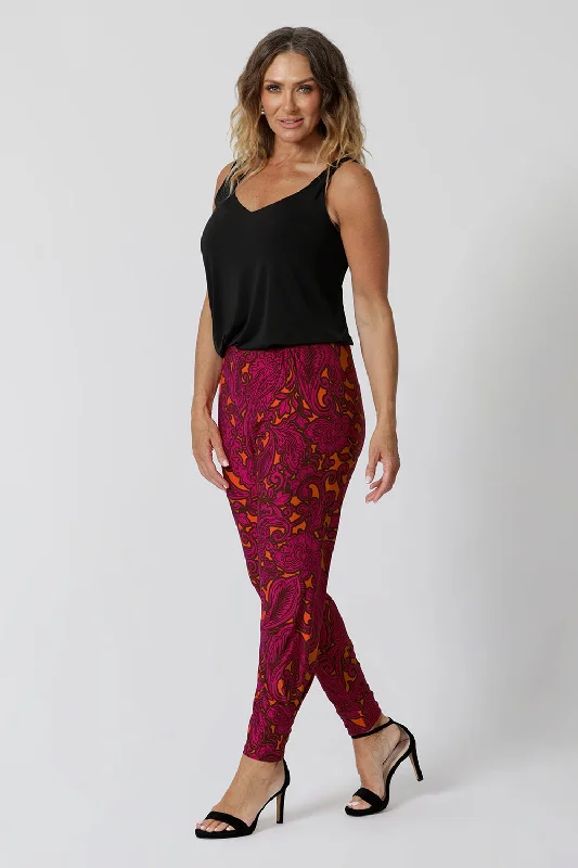 Indi Tall Pant in Bold Paisley Formal Wide-Leg Pants