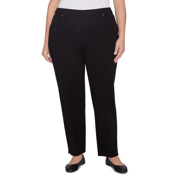 Romancing The Stone Proportioned Medium Length Pants Petite Comfortable Jogger Trousers