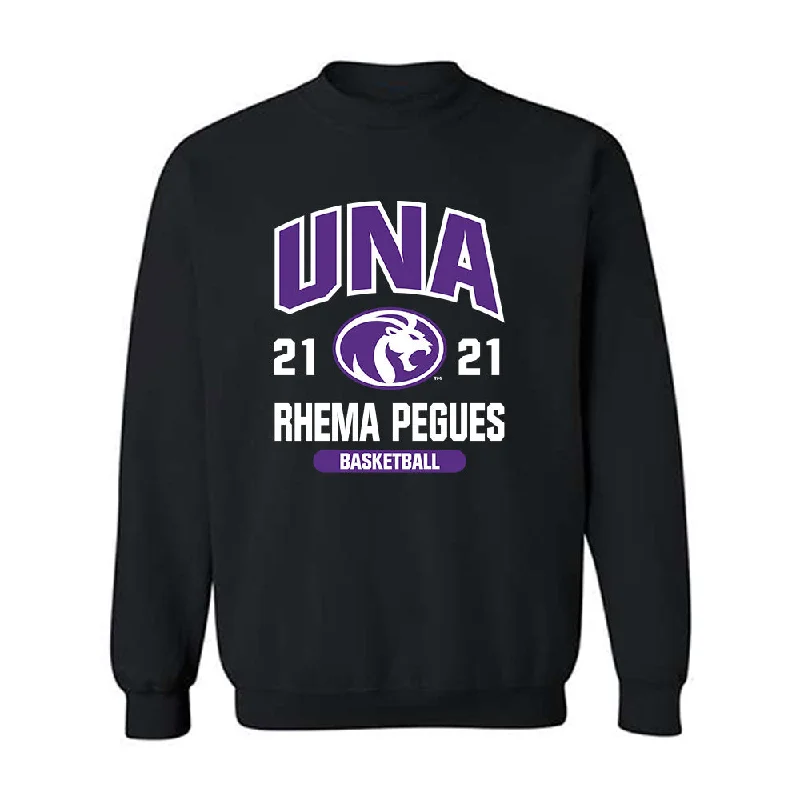 North Alabama - NCAA Women's Basketball : Rhema Pegues - Crewneck Sweatshirt Classic Fashion Shersey Zip Hoodie Drawstring Kangaroo Pocket