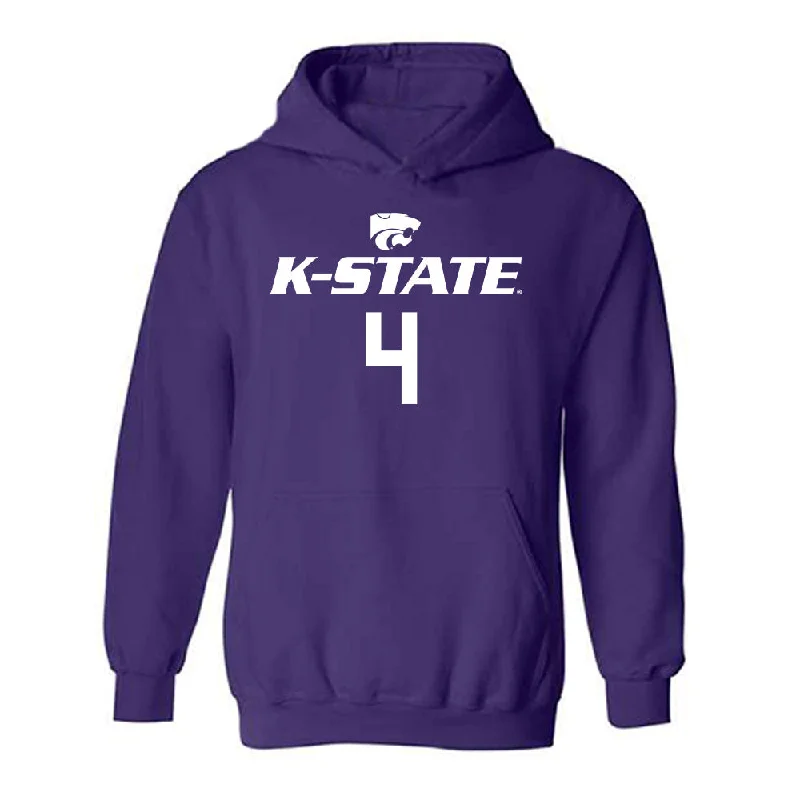 Kansas State - NCAA Women's Basketball : Serena Sundell - Hooded Sweatshirt Classic Shersey Hoodie with Toggle Buttons Decorative Unique Kansas State - NCAA Women's Basketball : Serena Sundell - Hooded Sweatshirt Classic Shersey Hoodie with Toggle Buttons Decorative Unique
