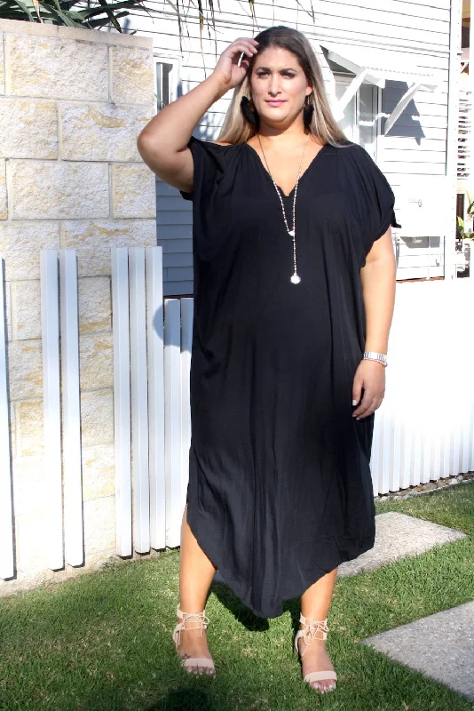 Mai Tai Long Dress In Black Tunics Sophisticated sleek