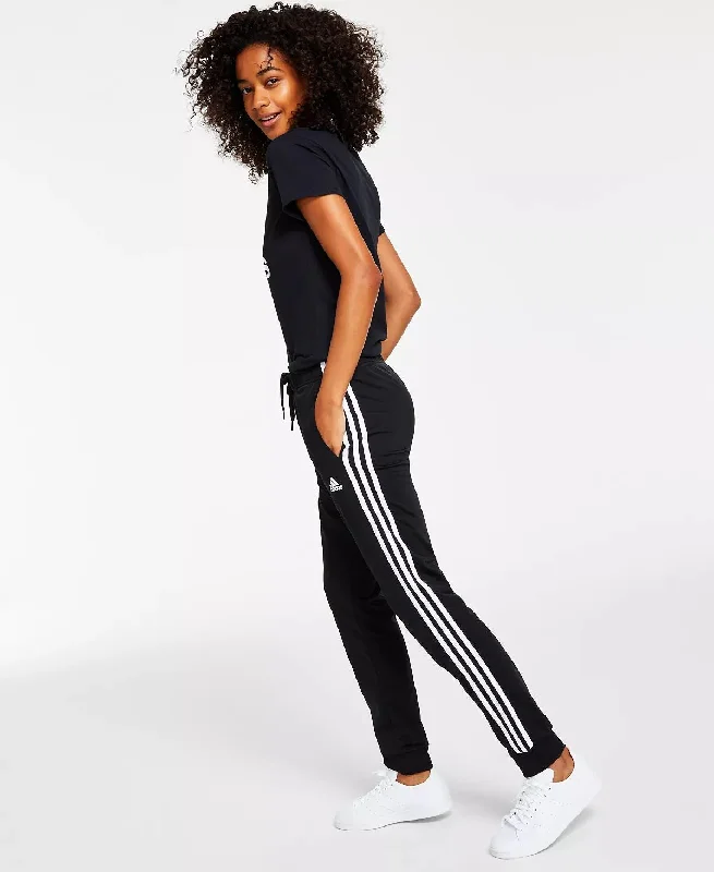 Women's Print 3-Stripes Pants Fashionable Tapered Leg Pants