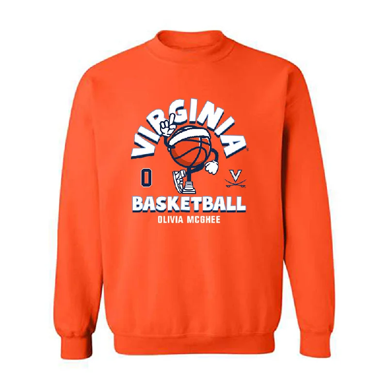 Virginia - NCAA Women's Basketball : Olivia McGhee - Crewneck Sweatshirt Fashion Shersey Hoodie with Puffed Sleeves Voluminous Trendy Virginia - NCAA Women's Basketball : Olivia McGhee - Crewneck Sweatshirt Fashion Shersey Hoodie with Puffed Sleeves Voluminous Trendy