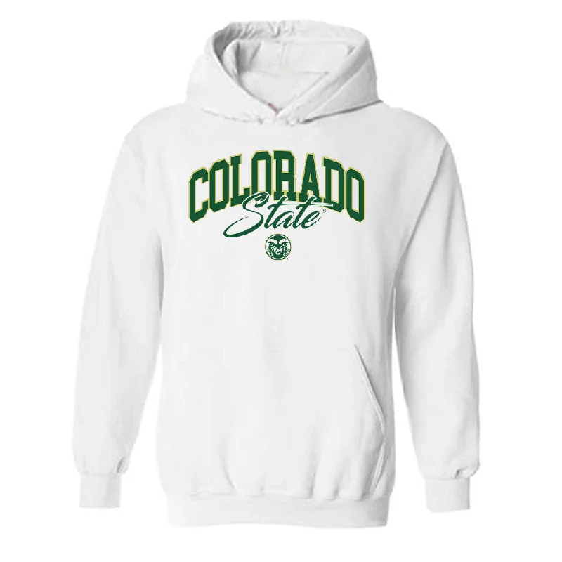 Colorado State - NCAA Women's Basketball : Joseana Vaz - Hooded Sweatshirt Classic Shersey Hoodie with Ribbed Cuffs Snug Fit Comfort Colorado State - NCAA Women's Basketball : Joseana Vaz - Hooded Sweatshirt Classic Shersey Hoodie with Ribbed Cuffs Snug Fit Comfort
