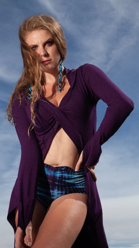 Hooded Cape Dress Tunics Fleece cozy