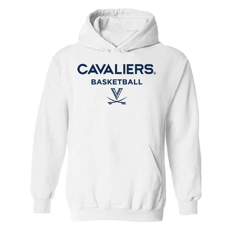 Virginia - NCAA Women's Basketball : Taylor Lauterbach - Hooded Sweatshirt Classic Shersey Hoodie with Monochrome Minimalist Simple Virginia - NCAA Women's Basketball : Taylor Lauterbach - Hooded Sweatshirt Classic Shersey Hoodie with Monochrome Minimalist Simple