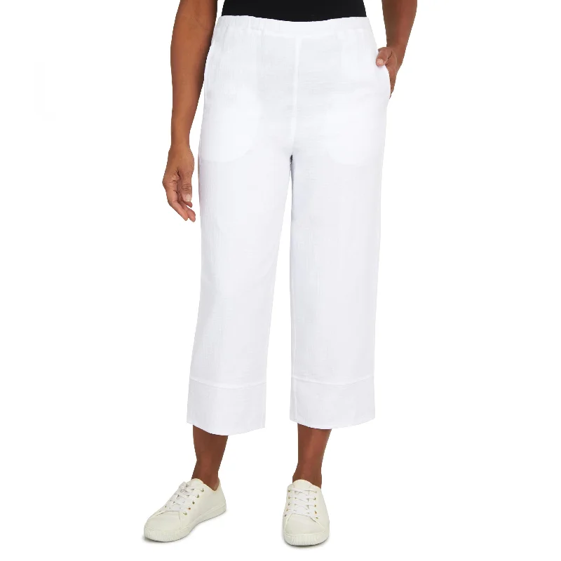 Set Sail Wide Leg Ankle Pant Stretch Fit Pants