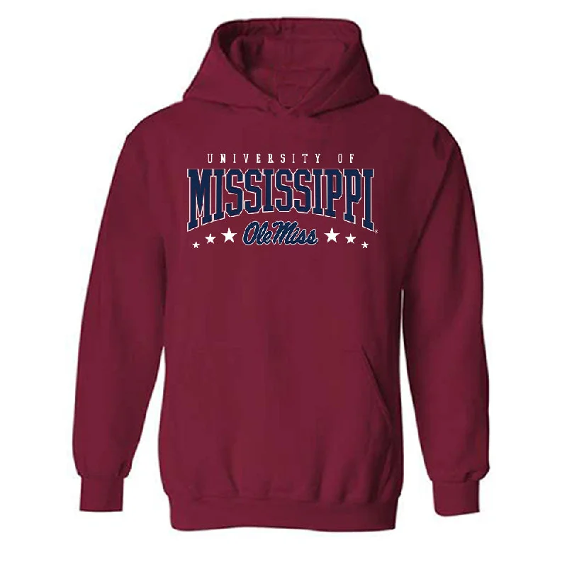 Ole Miss - NCAA Women's Basketball : Silentianna Collins - Hooded Sweatshirt Classic Shersey Hoodie with Drawcord Adjustable Secure Ole Miss - NCAA Women's Basketball : Silentianna Collins - Hooded Sweatshirt Classic Shersey Hoodie with Drawcord Adjustable Secure