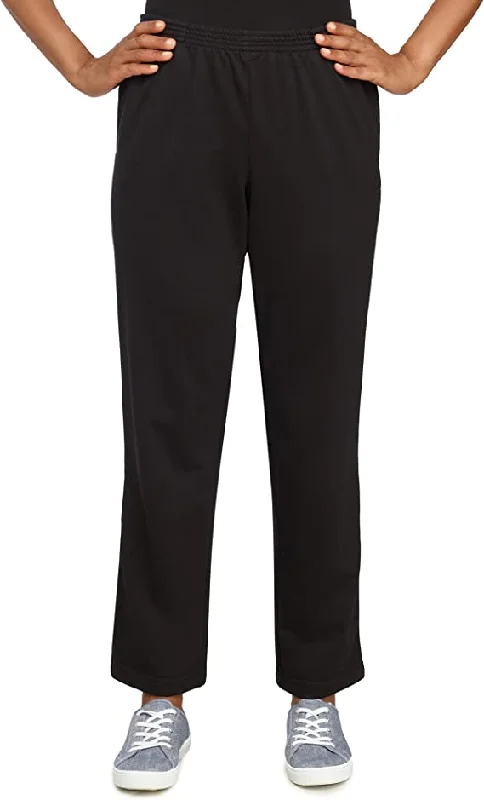 Casual Approach Proportioned Medium Pant French Terry Petite Fashionable Sporty Pants