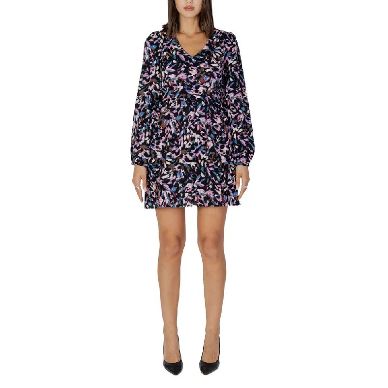 Only Pink Polyester Dress Tunics Plaid country